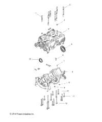 Engine, Crankcase S16da6el/Psl