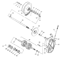 Drive Train 700 Rmk 0970966, 700 Sks , & European 700 Sks E970566