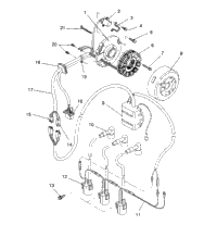Magneto Assembly Xlt/, Xlt Sp/0930667 & Xlt Sks/09305673