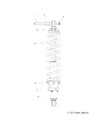 Suspension, Shock, Rear Track (49Snowshockrear)