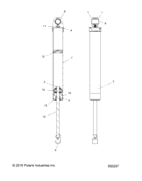 Suspension, Shock, Rear Track (600297)
