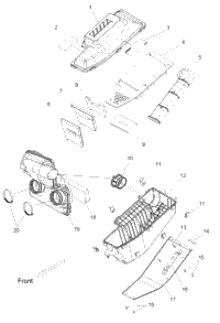 Engine, Air Intake System S09pt7es/Ee (49Snowair09trg)