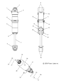 Suspension, Shock, Front Track All Options (49Snowshockfront)