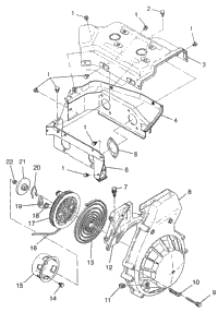 Blower Housing & Recoil Starter Widetrak Gt 0972061 & European Widetrak G