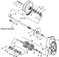 Drive Train Assembly Lite/0933433,Starlite/0933427 & Lite Deluxe