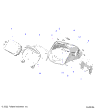 Body, Hood Cap Asm. 7" Display S22tkp8rs