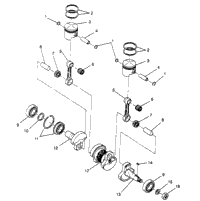 Piston & Crankshaft Lite 0963433, Euro Lite & Lite Deluxe 09634