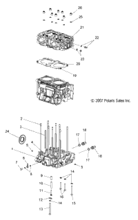 Engine, Cylinder & Crankcase