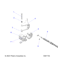 Engine, Throttle Asm