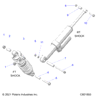 Suspension, Shock Mounting, Rear Susp