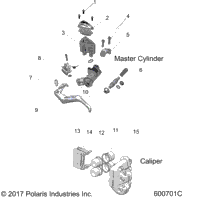 Brakes, Caliper And Master Cylinder Asm. All Options