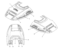Hood Decals Starlite/0933427