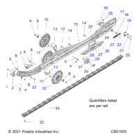 Suspension, Rail Beam Lh/Rh