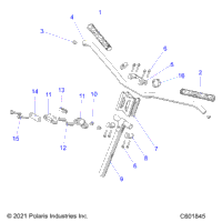 Steering, Upper & Handlebar Asm