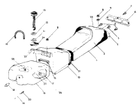 Seat/Gas Tank Assembly Sport
