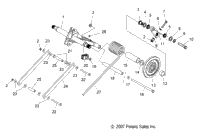 Suspension, Torque Arm, Rear
