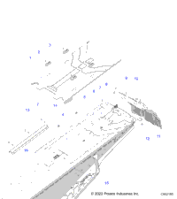 Chassis, Rear Tunnel Cover, Closeoff, And Snowflap