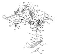 Front Suspension & Ski Trail 0972761, European Trail E972761, Trail Tour