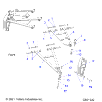 Suspension, Front, Control Arms & Spindle S22mdx6dsa/6Dea