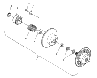 Driven Clutch Assembly Trail Deluxe/0930243