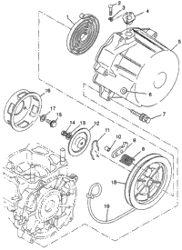 Recoil Starter Ultra Touring & European Ultra Touring E985378