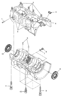 Crankcase 500 Rmk 0982964 & European 500 Rmk