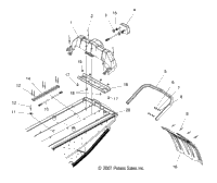Chassis, Bumper, Rear, Snowflap & Taillight
