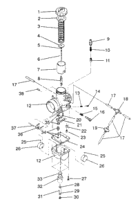 Carburetor Assembly Classic / & Classic Touring / 0930865
