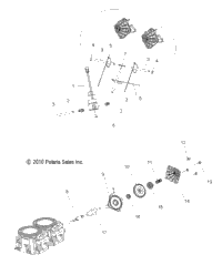 Engine, Exhaust Valves & Solenoid