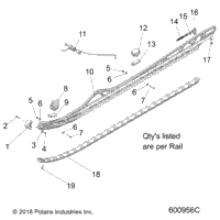 Suspension, Rail Beam Asm, Lh/Rh, 2.6" Track Option