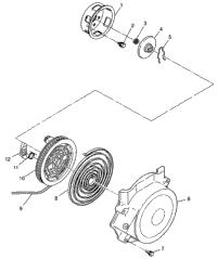 Recoil Starter Storm O985782