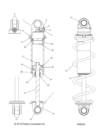 Suspension, Shock, Front Track (600054)