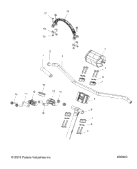 Steering, Upper & Handlebar Asm. All Options