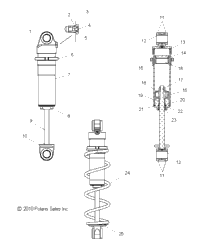 Suspension, Shock, Front Track All Options (49Snowshockfront)