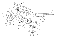 Steering Handlebar Xlt Touring 0963357 & European Xlt Touring