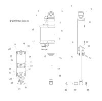 Suspension, Shock, Rear