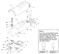 Seat & Gas Tank Assembly Trail / 0930761 & Trail Deluxe / 0930243