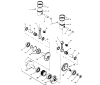 Piston & Crankshaft Sport 0960443, Sport Touring & European Sp