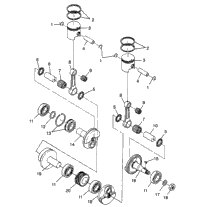 Piston & Crankshaft Xcf