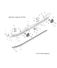 Suspension, Rail, Lh/Rh