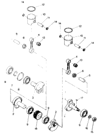 Piston And Crankshaft Sprint & Sprint E/S