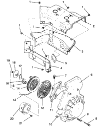 Blower Housing & Recoil Starter Assembly Trail / 0930761 & Trail Deluxe