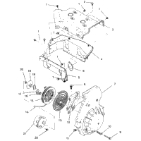 Blower Housing & Recoil Starter Assembly Trail 0950761, Trail Deluxe 09502
