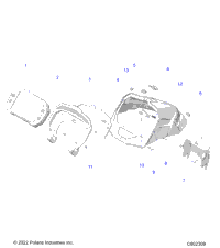 Body, Hood Cap Asm. 7" Display