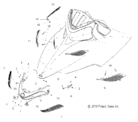 Body, Hood Screens & Hinge Asm