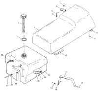 Seat & Gas Tank 0972061