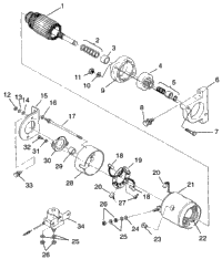 Starting Motor Widetrak Lx & European Widetrak Lx E962064