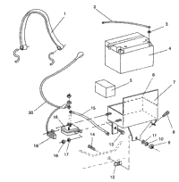 Battery Box Assembly Classic Touring / 0930865