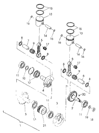 Piston & Crankshaft 440 Xcr
