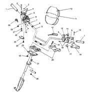 Steering Handlebar Widetrak Lx & European Widetrak Lx E962064